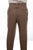 Scully Mens Vintage Plaid Tan Wool Blend Dress Pants