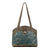 American West Womens Annies Secret Collection CC Denim Blue Leather Handbag Bag