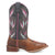 Laredo Womens Lydia Tan/Blue Leather Cowboy Boots