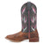 Laredo Womens Lydia Tan/Blue Leather Cowboy Boots