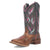 Laredo Womens Lydia Tan/Blue Leather Cowboy Boots