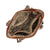 American West Womens Desert Wildflower Natural Tan Leather Shoulder Tote Bag