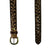 Rockmount Mens Classic Tooled Floral Walnut Leather Belt