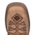 Laredo Womens Brown Kite Days 11in Snake Cowboy Boots Leather