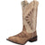 Laredo Womens Brown Kite Days 11in Snake Cowboy Boots Leather