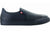 Mellow Walk Mens Owen EH PR Black Leather Skate Slip-On Work Shoes