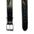 Rockmount Mens Swirled Lace Western Black Leather Belt