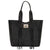 American West Womens Mohave Canyon Black Leather Shoulder Tote Bag