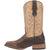 Laredo Womens Delaney Dark Brown Leather Cowboy Boots 7.5 M