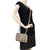 American West Womens Mohave Canyon Sand Leather Crossbody Bag