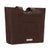 American West Womens Mohave Canyon Dark Brown Leather Tote Bag