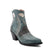 Ferrini Womens Savannah V-Toe Dusty Blue Leather Ankle Boots 8 B