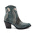 Ferrini Womens Savannah V-Toe Dusty Blue Leather Ankle Boots 8 B