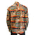 Rockmount Mens Native Pattern Camel/Red 100% Polyester L/S Shirt