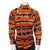 Rockmount Mens Native Pattern Western Red/Black Fleece L/S Shirt