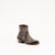 Ferrini Womens Distressed Chocolate Leather Stacey R-Toe Ankle Boots 8.5B