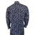 Rockmount Mens Solar System Print Navy 100% Cotton L/S Shirt