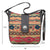 American West Womens Santa Fe Tapestry CC Multi-Color Leather Handbag Bag