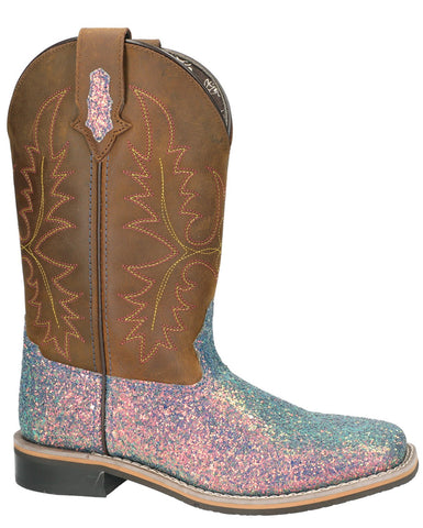 Smoky Mountain Womens Las Vegas Crazy Horse/Pastel Leather Cowboy Boots 6.5M