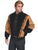 Scully Leather Mens Western Boar Suede Rodeo Jacket Black