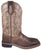 Smoky Mountain Womens Creekland Waxed Brown Marble Leather Cowboy Boots 8 M