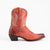 Ferrini Womens Molly R-Toe Red Leather Cowboy Boots