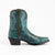 Ferrini Womens Molly R-Toe Teal Leather Cowboy Boots