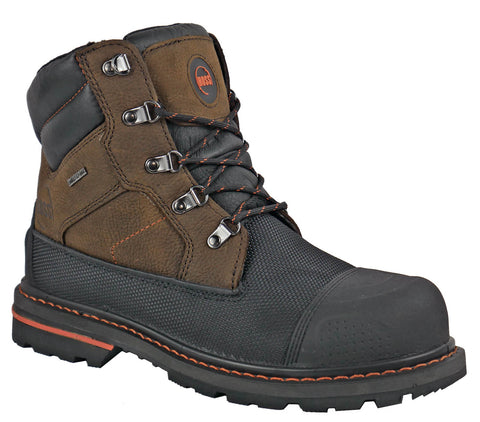 Hoss Boots Mens K-Tough CT WP PR Brown Leather Work Boots