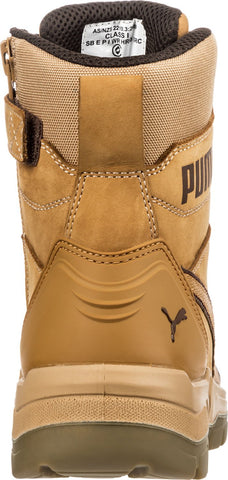 Puma Safety Womens Conquest CTX High EH WP ASTM Wheat Leather Work Boots 7.5 M