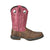Smoky Mountain Boots Womens Prairie Brown Oil/Pink Leather Cowboy Boots 6.5 M