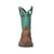 Smoky Mountain Boots Womens Prairie Brown Oil/Turquoise Leather Cowboy Boots