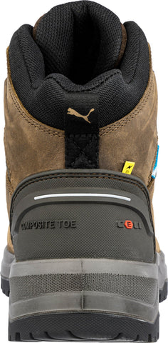 Puma Safety Mens Iron HD 6in Brown Leather EH WP SR Work Boots 8.5 M