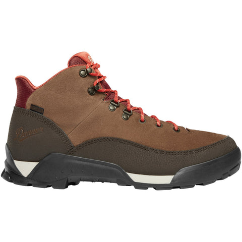 Danner Mens Panorama Mid Pinecone Brown/Bossa Nova Suede Hiking Boots