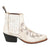 Smoky Mountain Boots Womens Grace Antique White Leather Ankle Boots