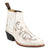 Smoky Mountain Boots Womens Grace Antique White Leather Ankle Boots