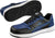Puma Safety Mens Frontcourt Low ASTM SD Blue/Black Leather Work Shoes