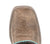 Smoky Mountain Boots Womens Rustic Rider Brown/Turquoise Leather Cowboy Boots