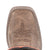 Smoky Mountain Boots Womens Rustic Rider Brown/Coral Leather Cowboy Boots