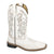 Smoky Mountain Boots Womens Georgia Antique White Leather Cowboy Boots