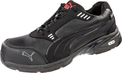 Puma Safety Black Mens Leather Velocity Low SD WRU CT Oxfords Work Shoes 12