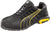 Puma Safety Black Mens Leather Amsterdam AT Oxford Work Shoes 8 M