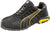 Puma Safety Black Mens Leather Amsterdam AT Oxford Work Shoes 9 M