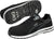 Puma Safety Mens Frontside Low Black/Grey Mesh EH SR Work Shoes