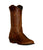 Abilene Boots Mens 12in Textured Round Toe Brown Cowhide Cowboy Boots 9.5 D