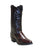 Abilene Boots Mens 12in Narrow Round Toe Black Cherry Cowhide Cowboy Boots