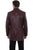 Scully Leather Mens Black Cherry Lambskin Ostrich Trim Western Blazer