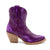 Ferrini Womens Pixie J-Toe Purple Leather Cowboy Boots 7.5 B
