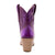 Ferrini Womens Pixie J-Toe Purple Leather Cowboy Boots 7.5 B