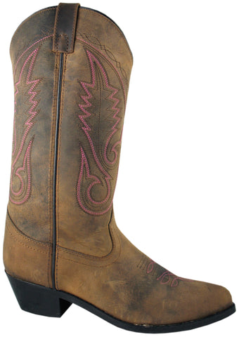 Smoky Mountain Boots Womens Dark Crazy Horse Leather 12in Western Cowboy