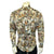 Rockmount Mens Dead Pirates Western Tan 100% Cotton L/S Shirt